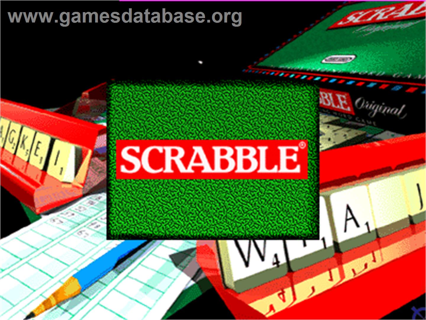 Scrabble - Arcade - Artwork - Title Screen