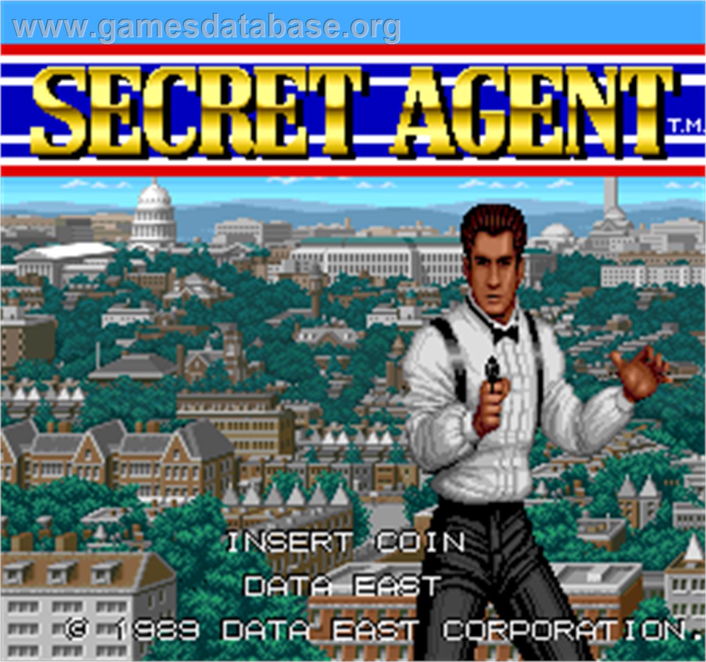 Secret Agent - Arcade - Artwork - Title Screen