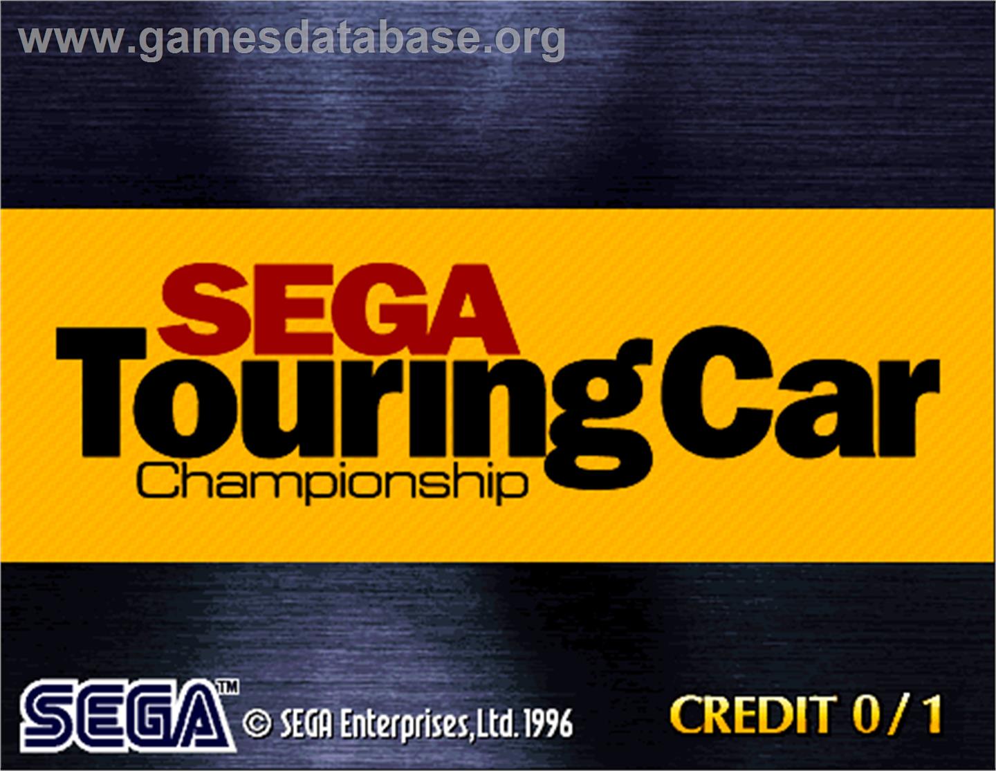Sega Touring Car Championship - Arcade - Artwork - Title Screen