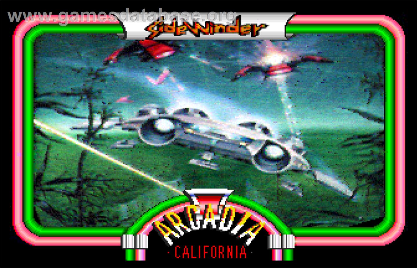 Sidewinder - Arcade - Artwork - Title Screen