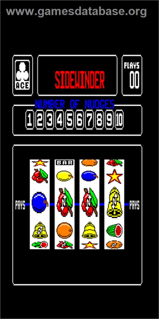 Sidewinder - Arcade - Artwork - Title Screen