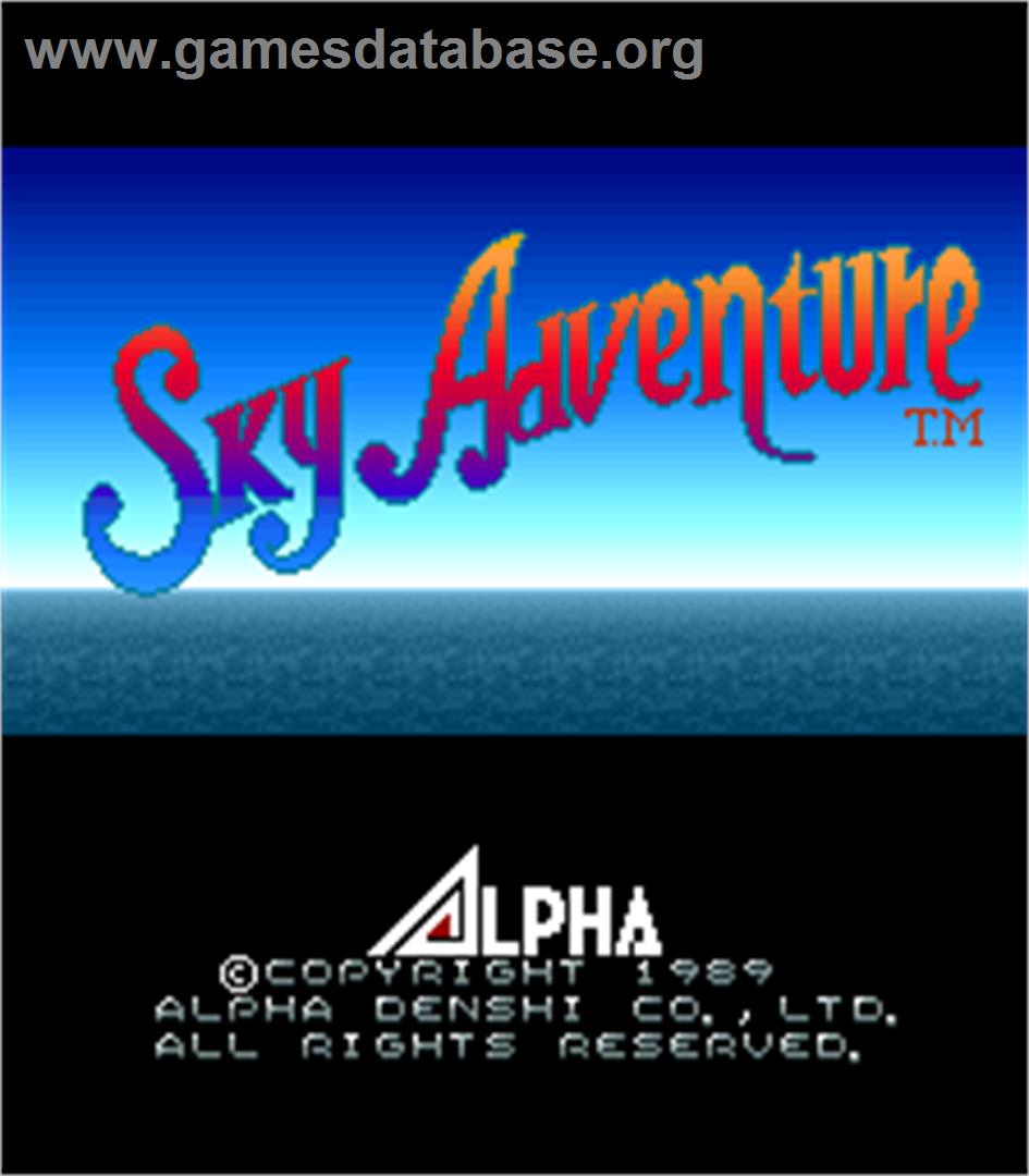 Sky Adventure - Arcade - Artwork - Title Screen