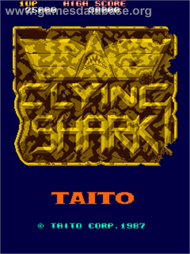 Sky Shark - Arcade - Artwork - Title Screen