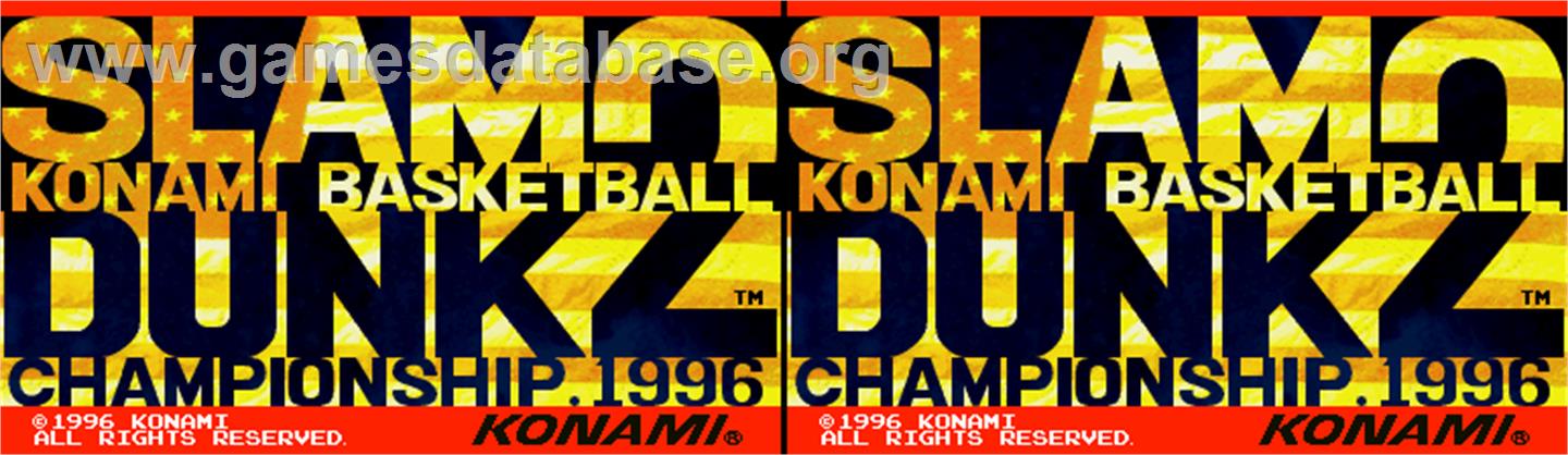 Slam Dunk 2 - Arcade - Artwork - Title Screen