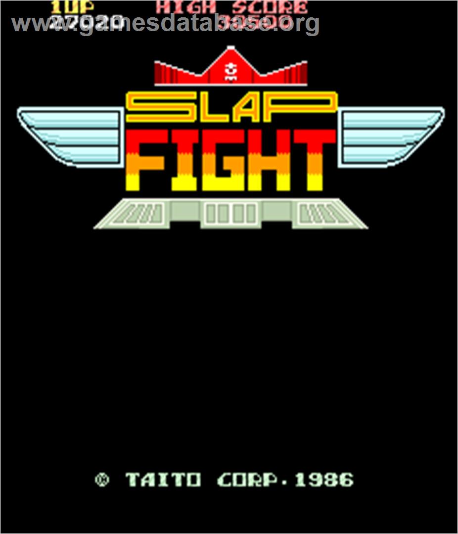 Slap Fight - Arcade - Artwork - Title Screen