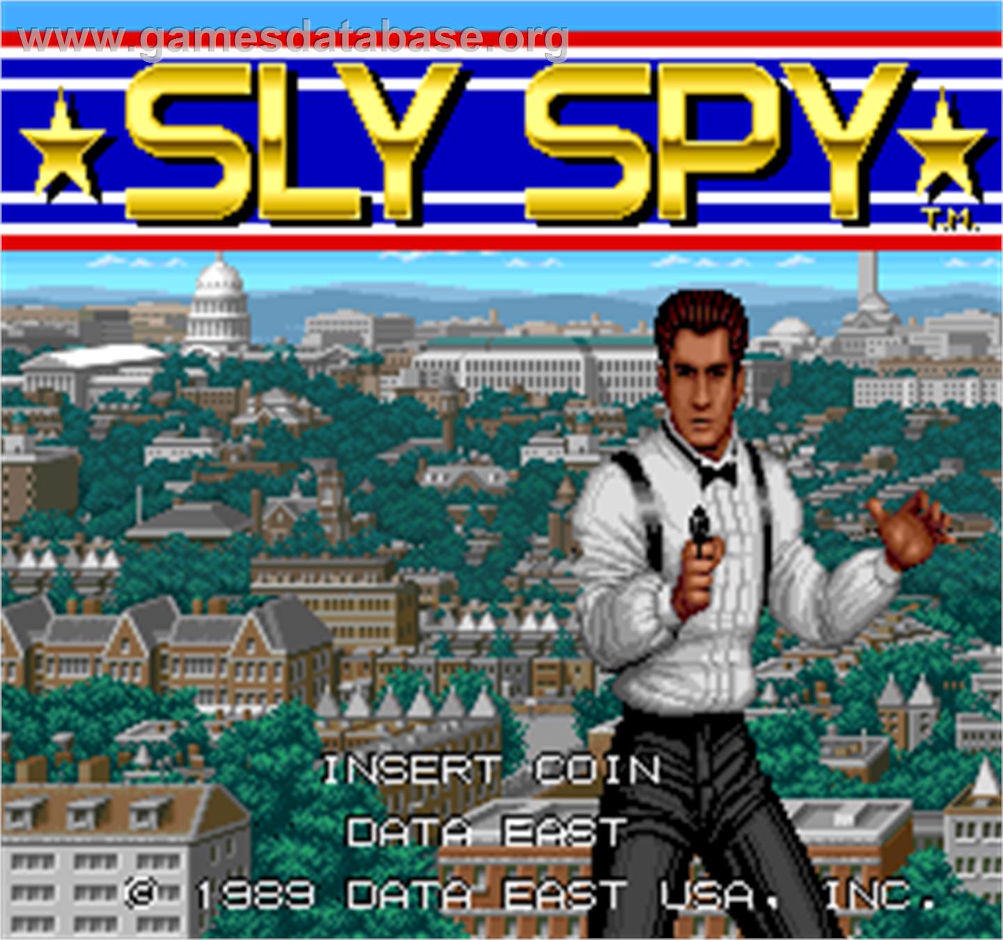 Sly Spy - Arcade - Artwork - Title Screen