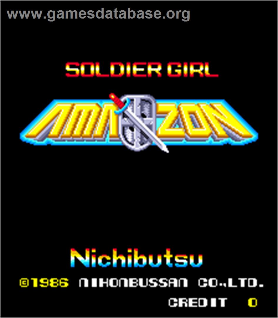 Soldier Girl Amazon - Arcade - Artwork - Title Screen