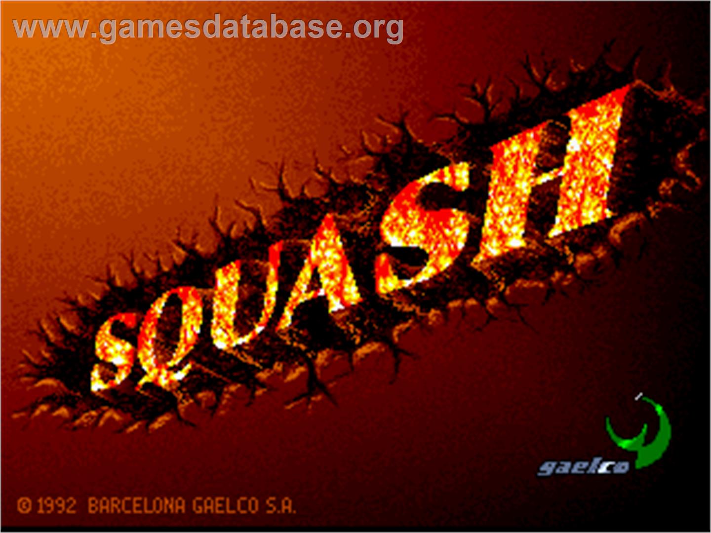 Squash - Arcade - Artwork - Title Screen