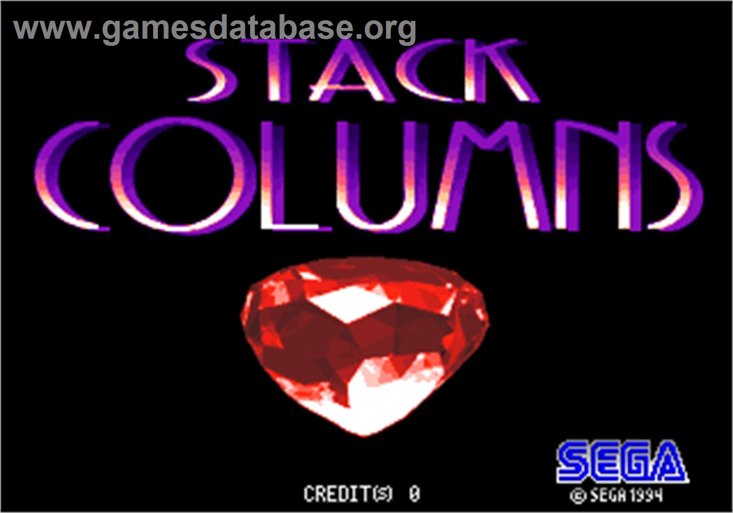 Stack Columns - Arcade - Artwork - Title Screen