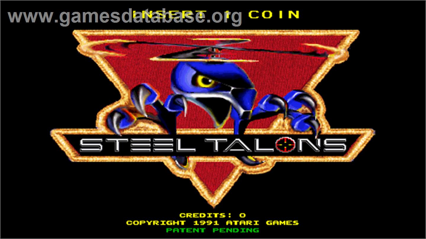 Steel Talons - Arcade - Artwork - Title Screen