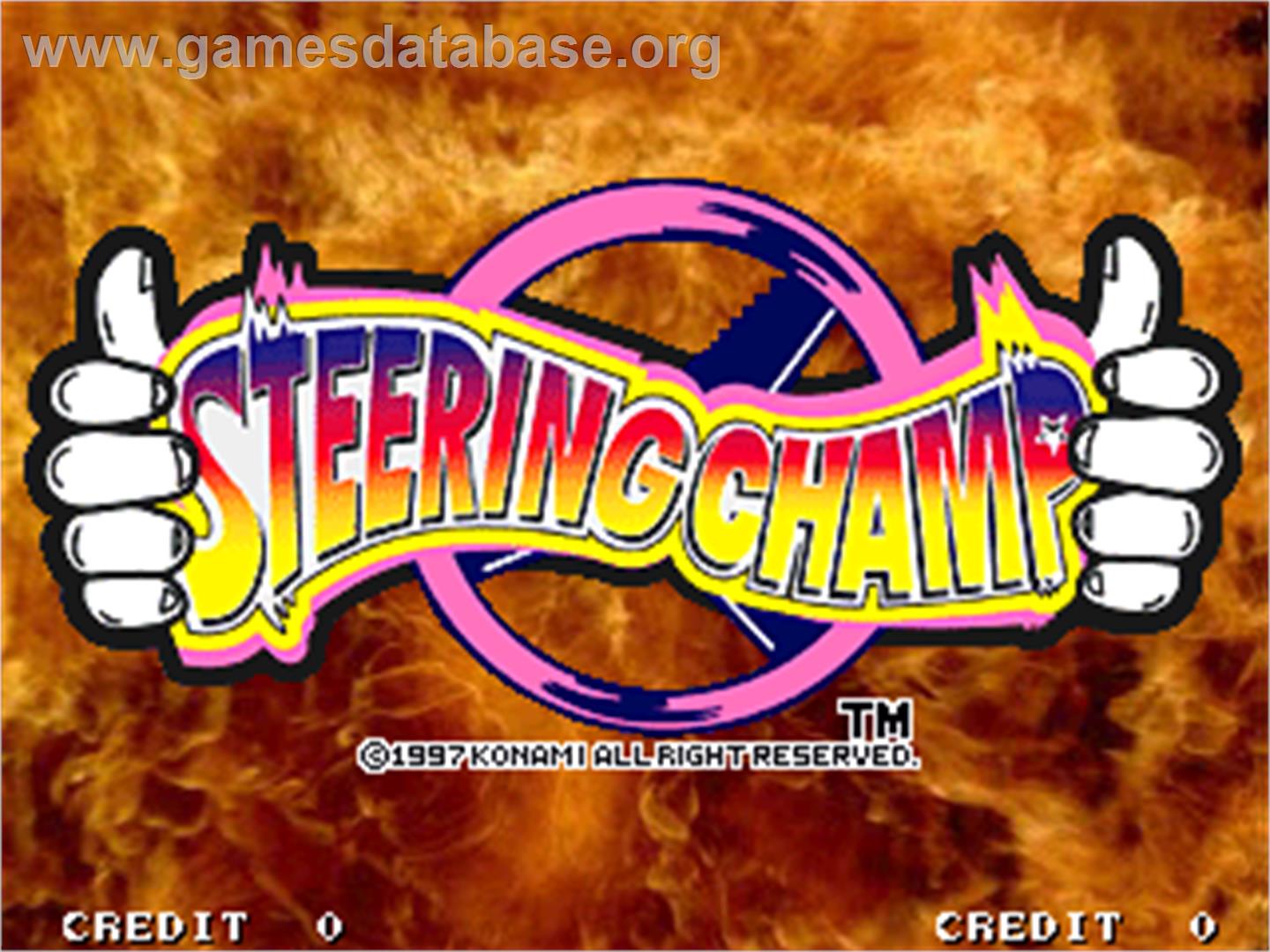 Steering Champ - Arcade - Artwork - Title Screen
