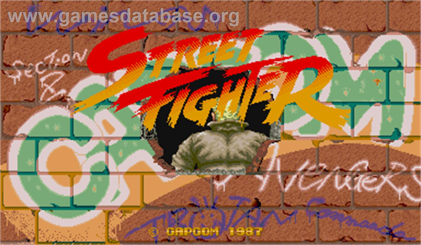 Street Fighter - Arcade - Artwork - Title Screen