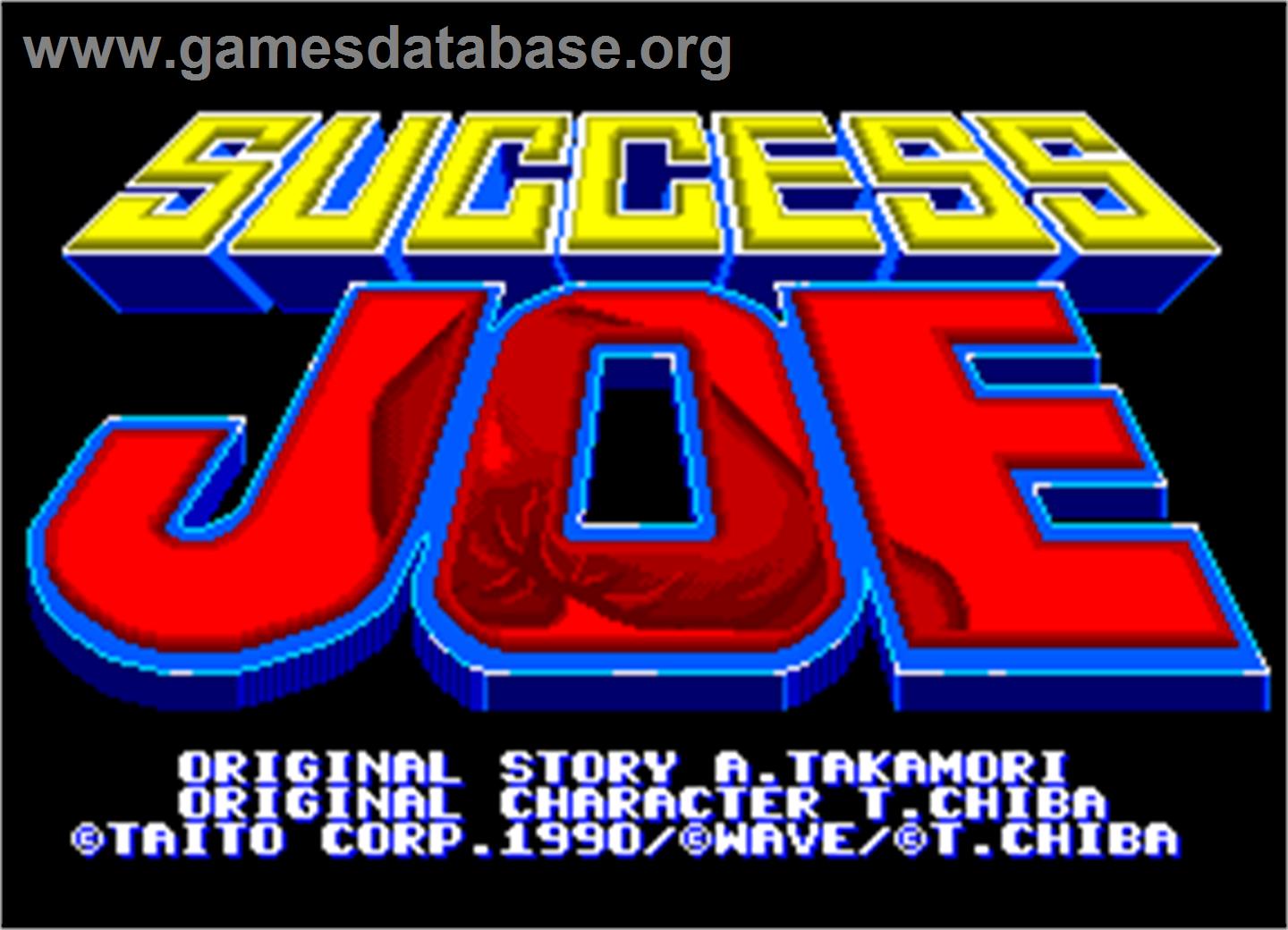 Success Joe - Arcade - Artwork - Title Screen