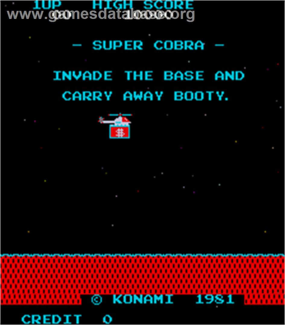 Super Cobra - Arcade - Artwork - Title Screen
