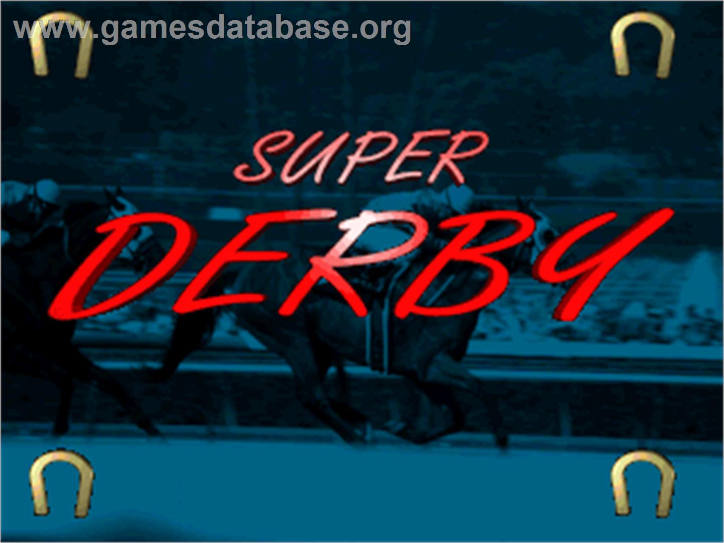 Super Derby - Arcade - Artwork - Title Screen