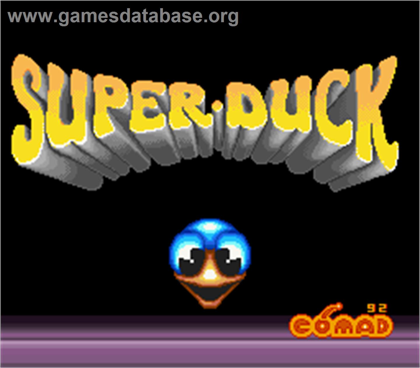 Super Duck - Arcade - Artwork - Title Screen