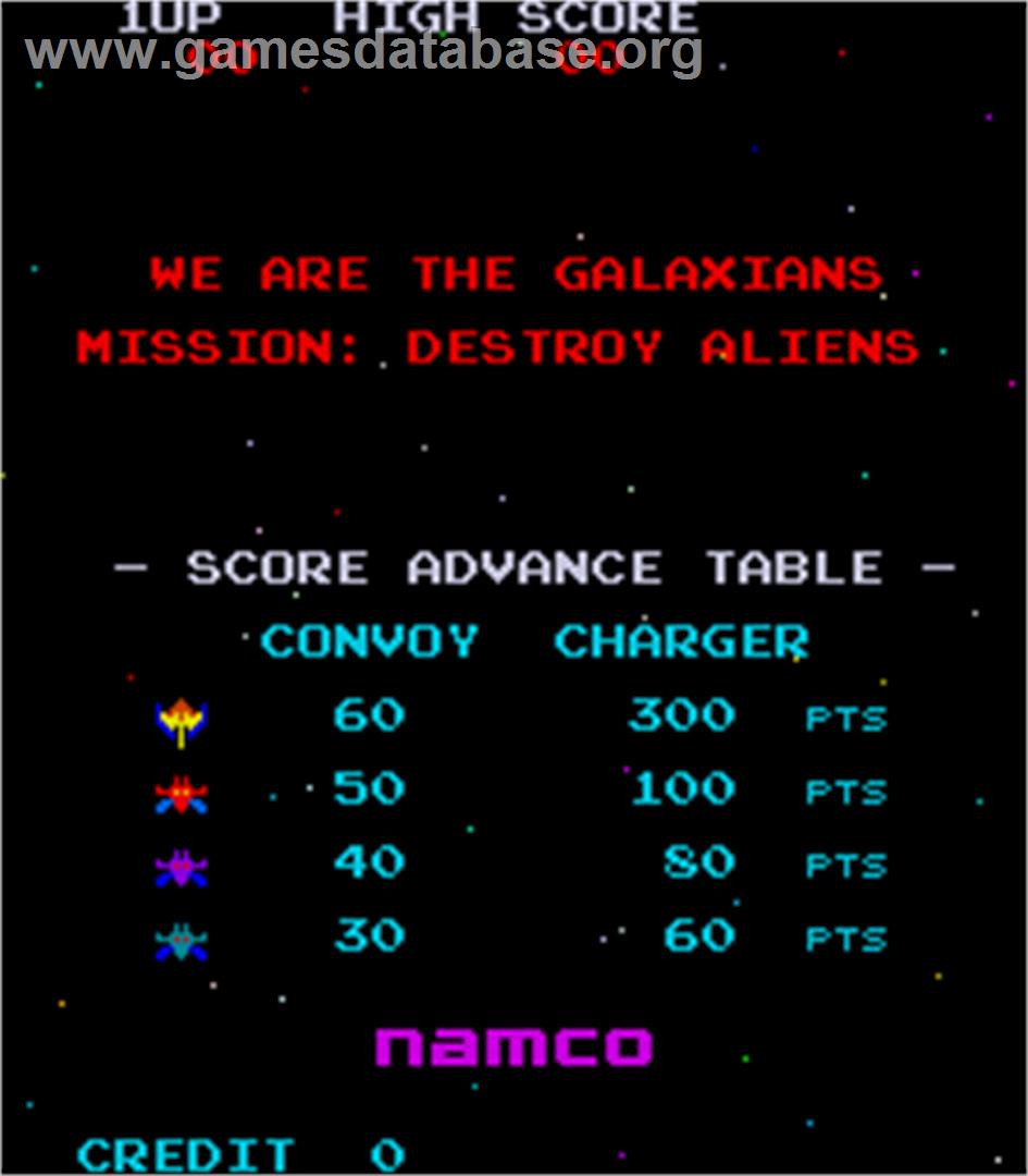 Super Galactic Wars - Arcade - Artwork - Title Screen