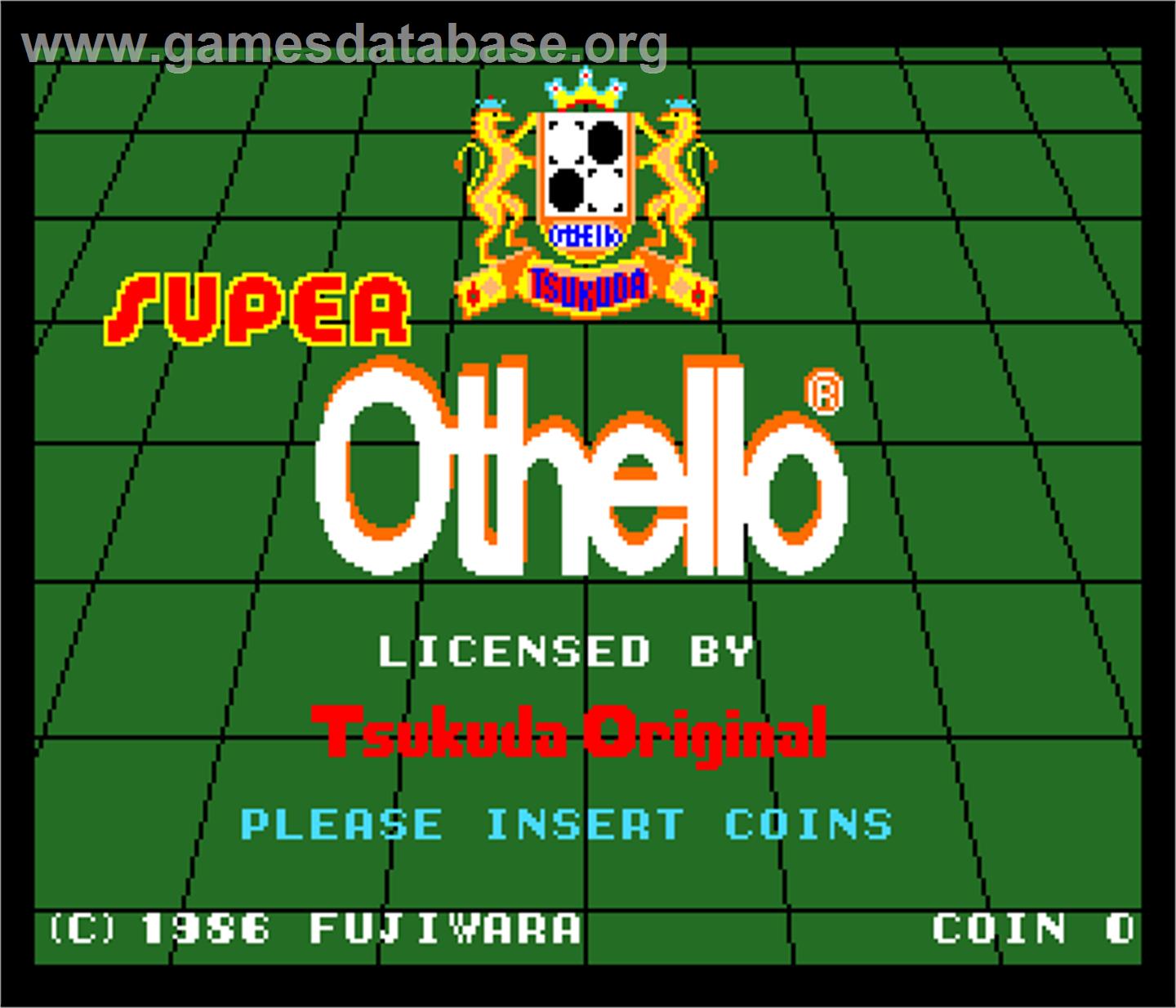 Super Othello - Arcade - Artwork - Title Screen