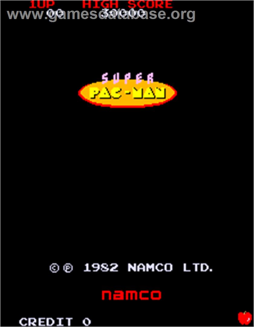 Super Pac-Man - Arcade - Artwork - Title Screen