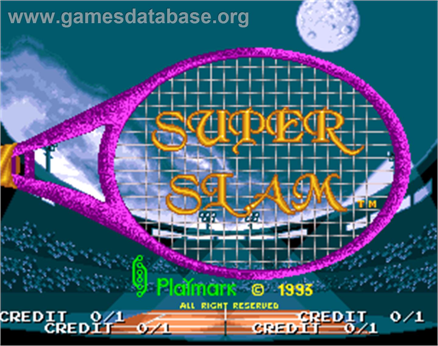 Super Slam - Arcade - Artwork - Title Screen