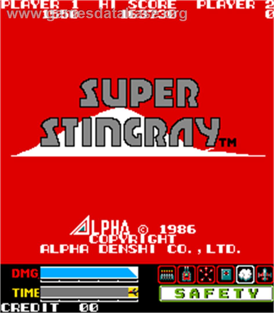 Super Stingray - Arcade - Artwork - Title Screen