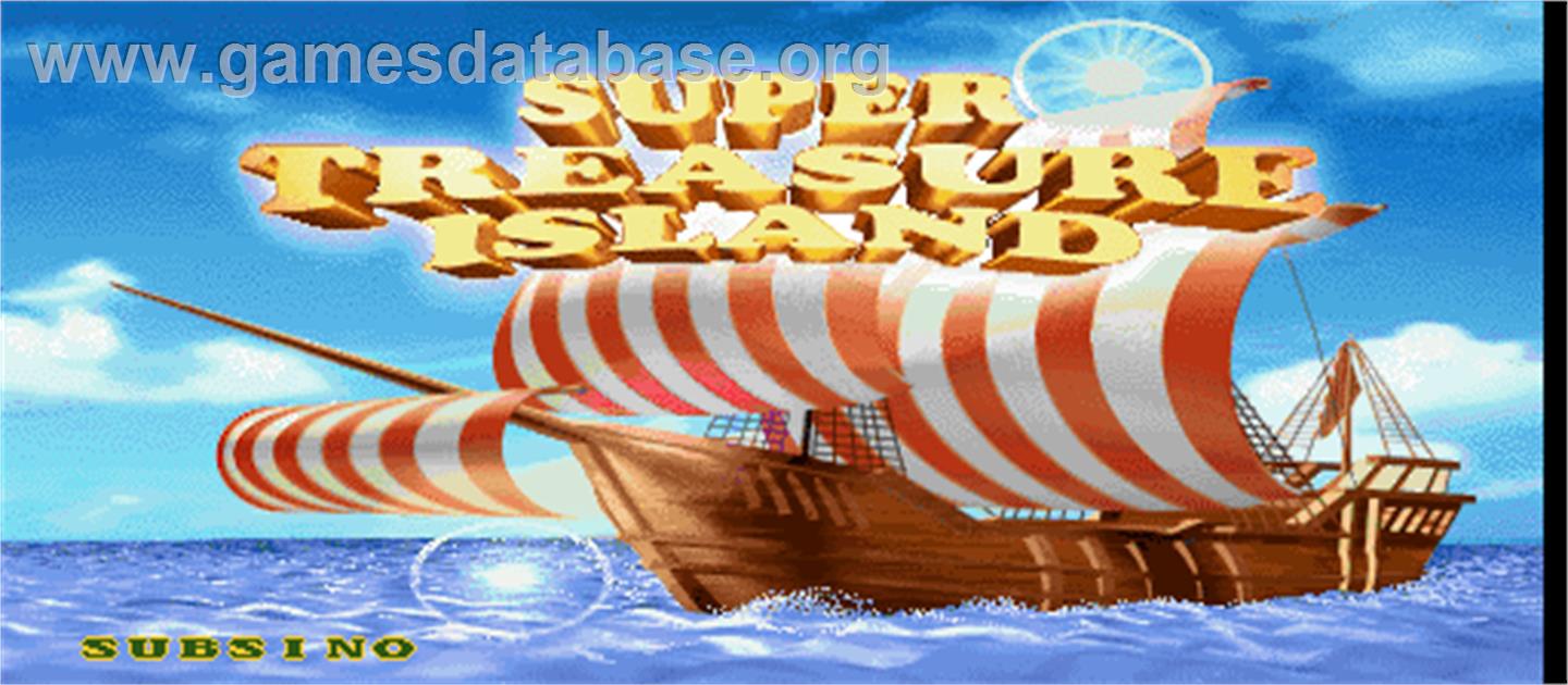 Super Treasure Island - Arcade - Artwork - Title Screen