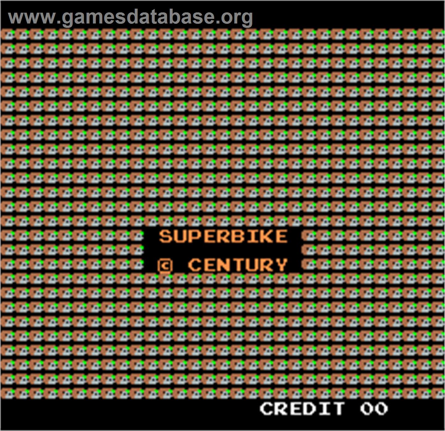 Superbike - Arcade - Artwork - Title Screen