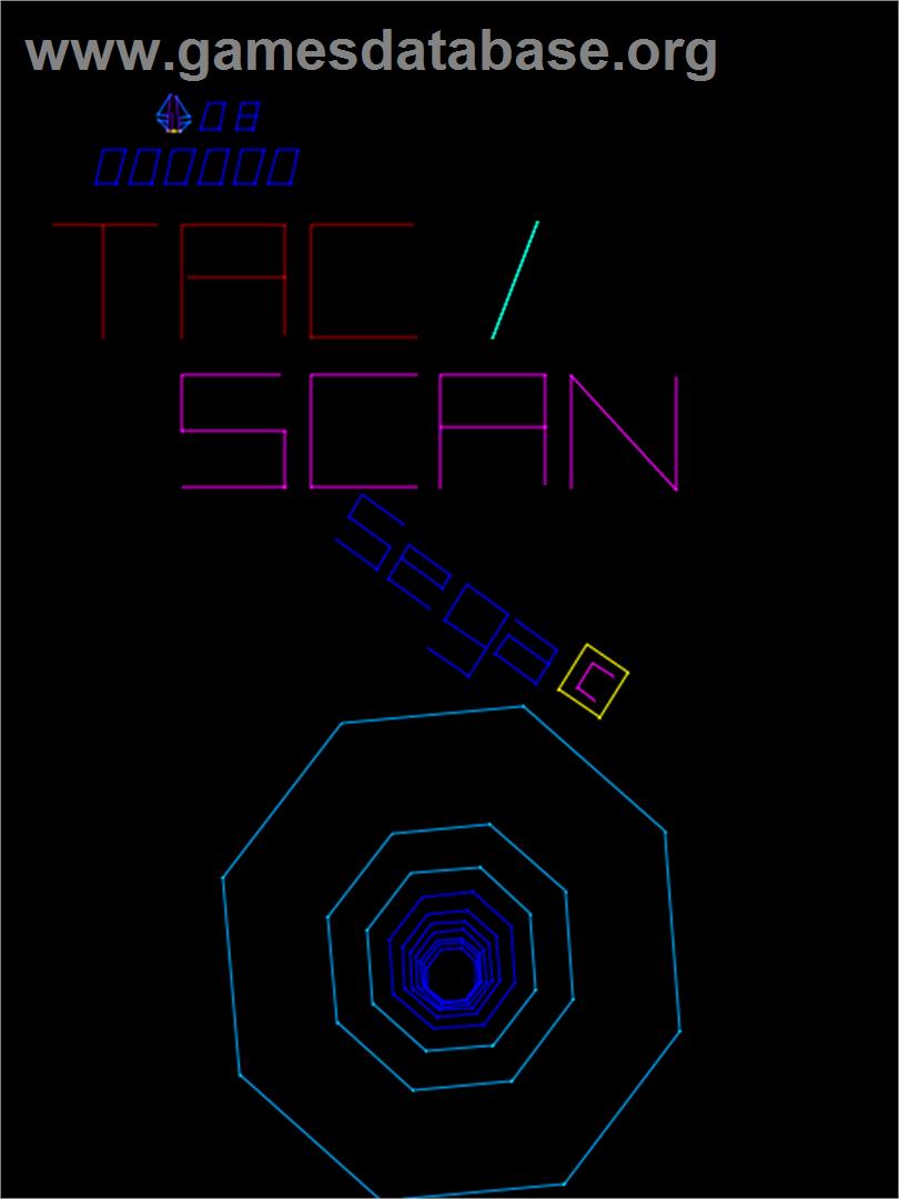 Tac/Scan - Arcade - Artwork - Title Screen