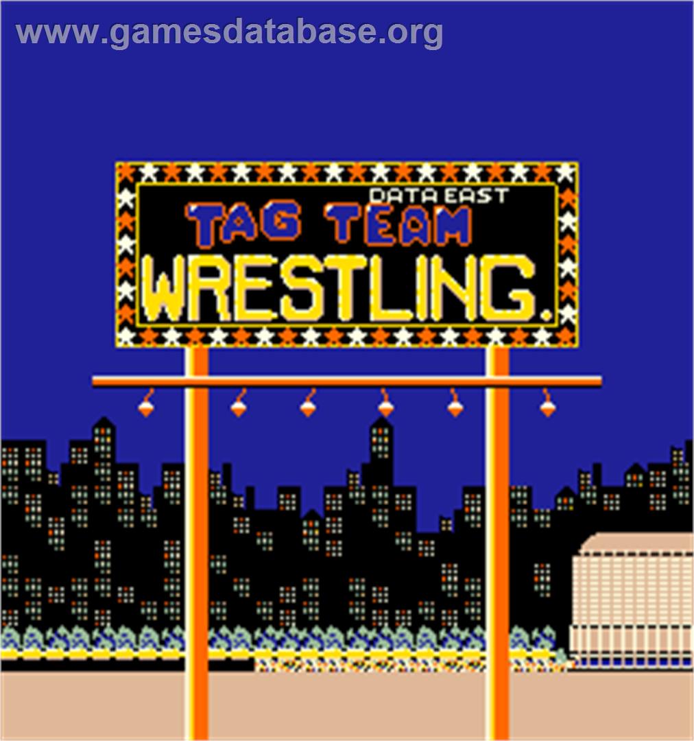Tag Team Wrestling - Arcade - Artwork - Title Screen