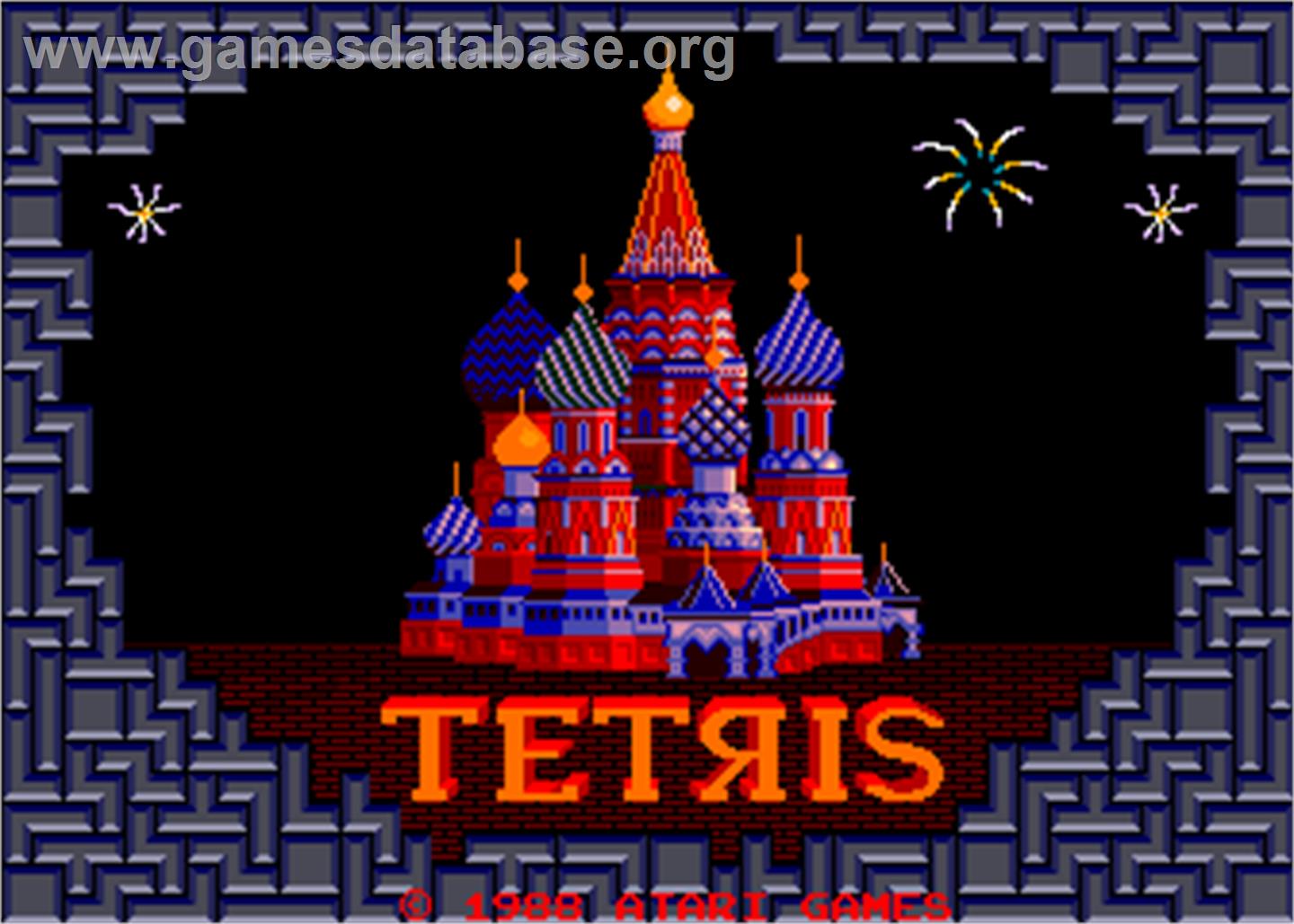 Tetris - Arcade - Artwork - Title Screen