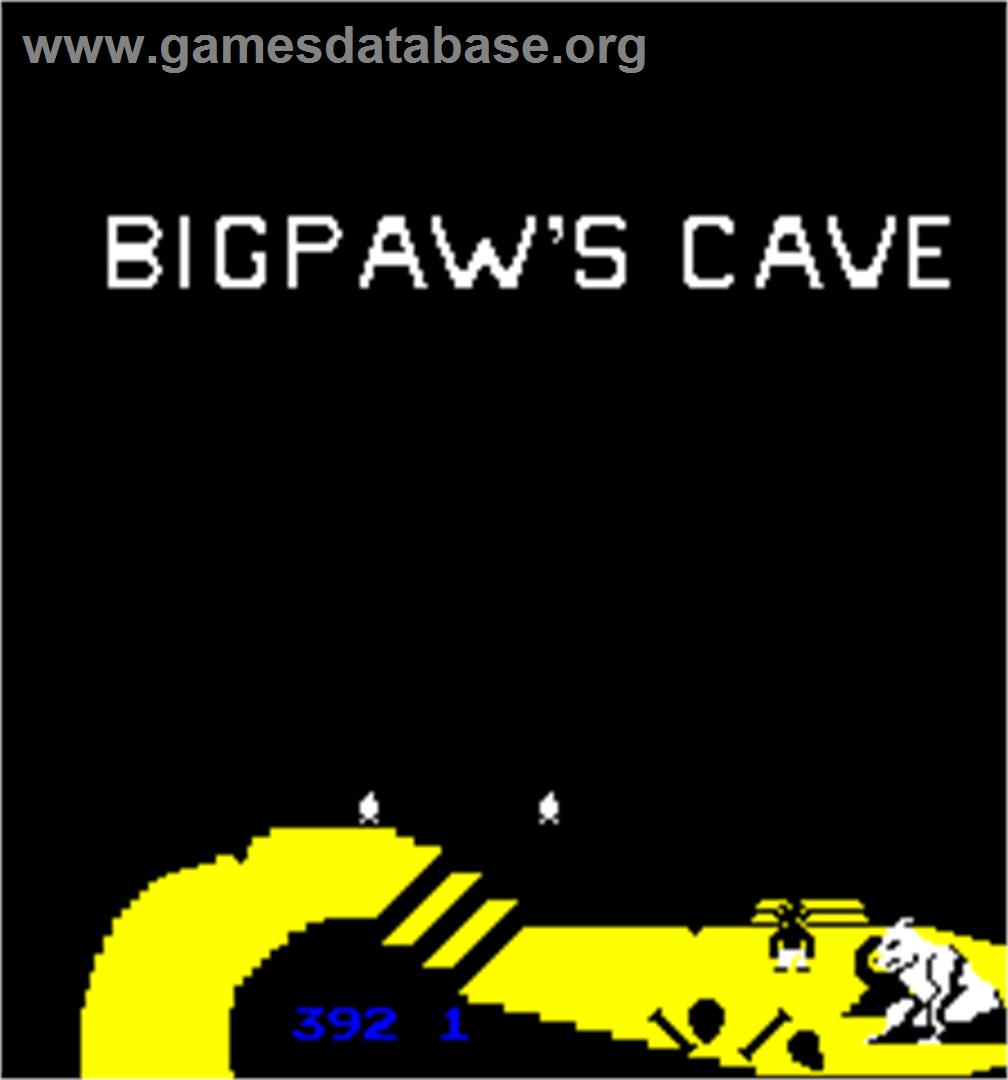 The Berenstain Bears in Big Paw's Cave - Arcade - Artwork - Title Screen