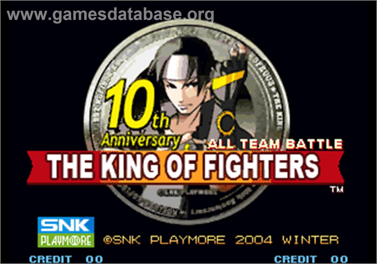 The King of Fighters 10th Anniversary - Arcade - Artwork - Title Screen