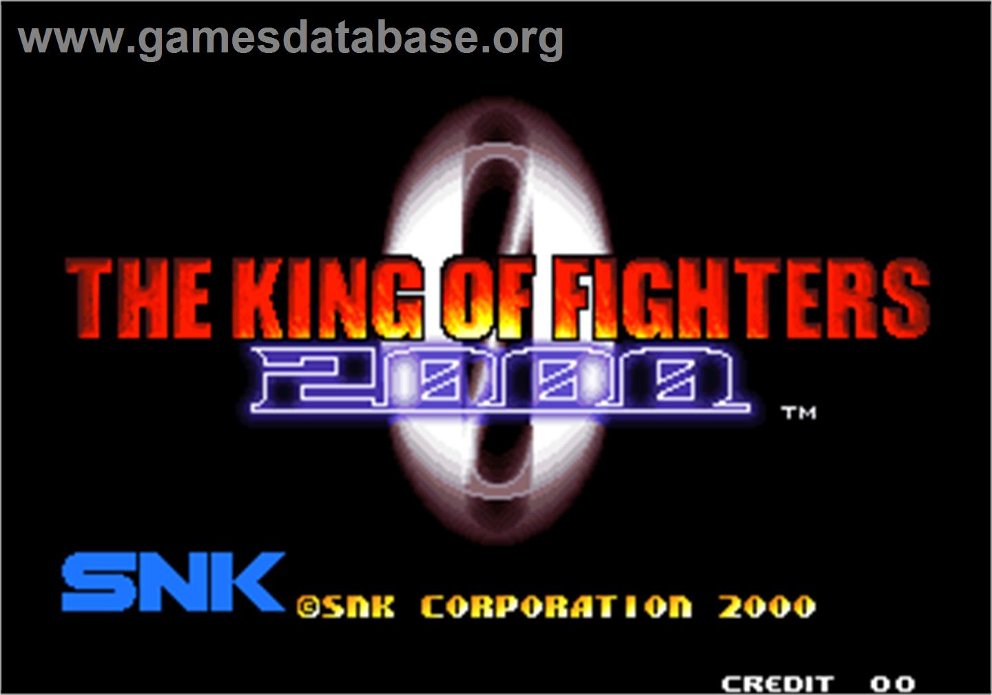 The King of Fighters 2000 - Arcade - Artwork - Title Screen