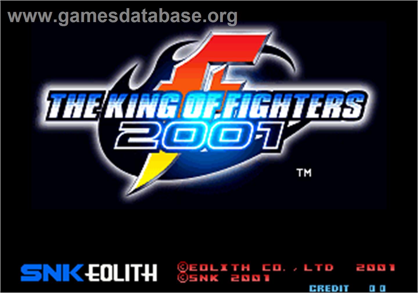 The King of Fighters 2001 - Arcade - Artwork - Title Screen