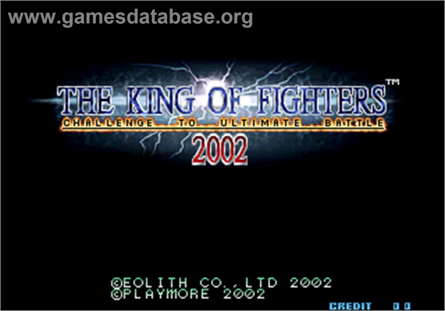 The King of Fighters 2002 - Arcade - Artwork - Title Screen