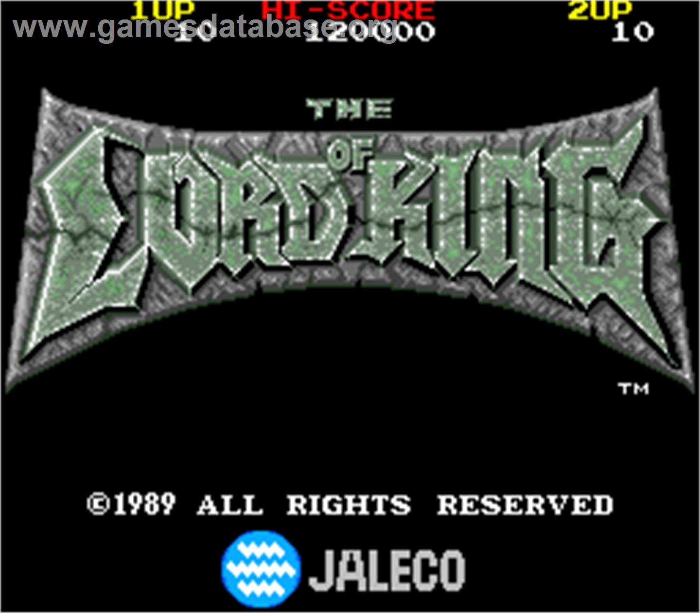 The Lord of King - Arcade - Artwork - Title Screen