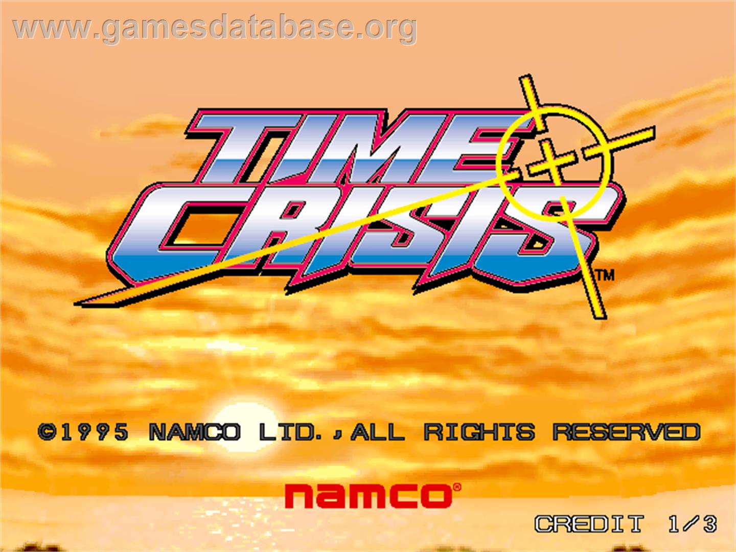 Time Crisis - Arcade - Artwork - Title Screen