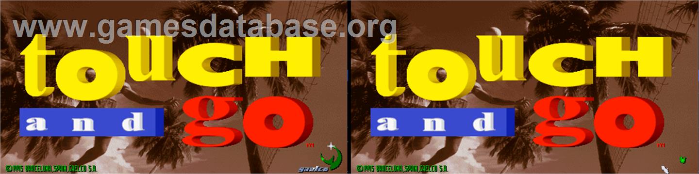 Touch and Go - Arcade - Artwork - Title Screen