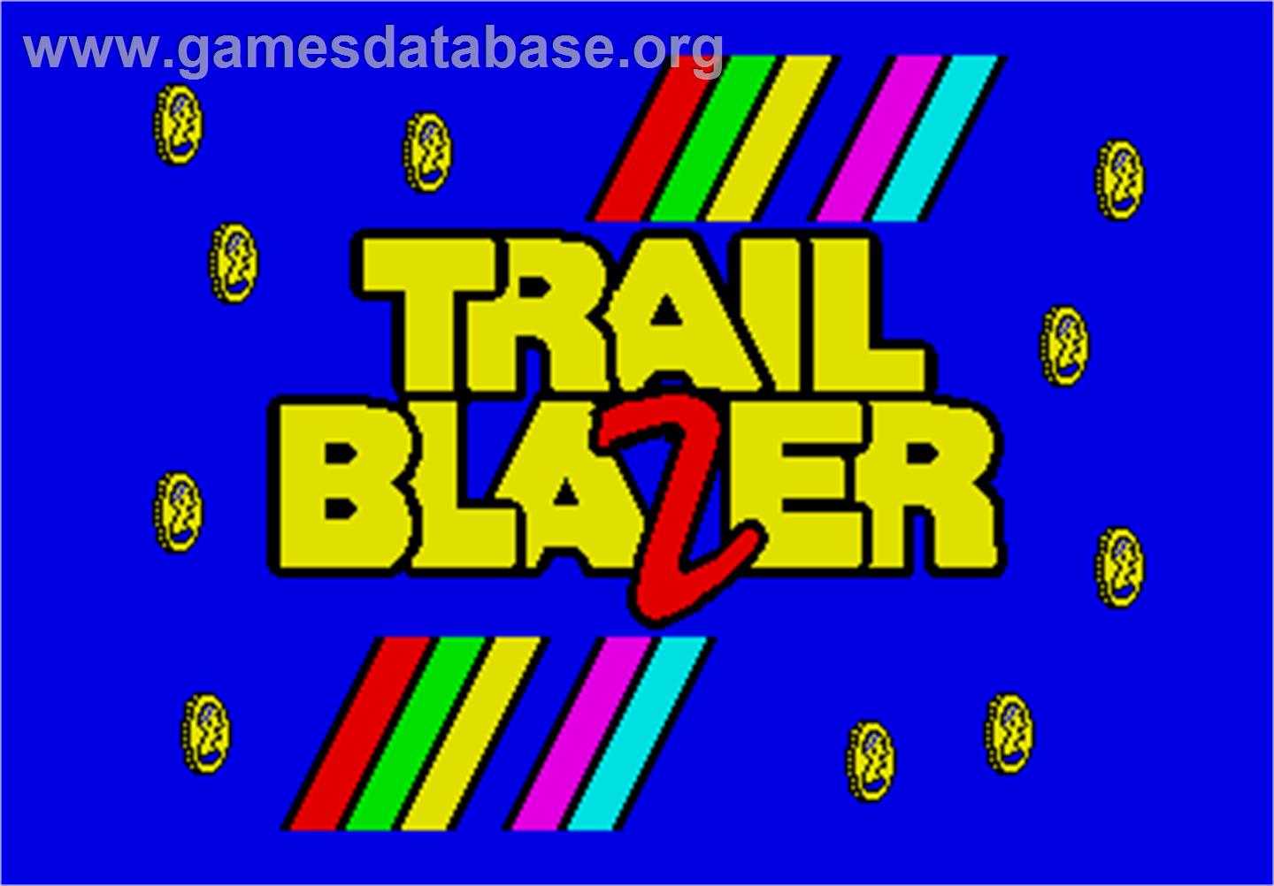 Trail Blazer - Arcade - Artwork - Title Screen