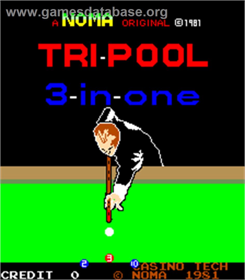 Tri-Pool: 3-In-One - Arcade - Artwork - Title Screen
