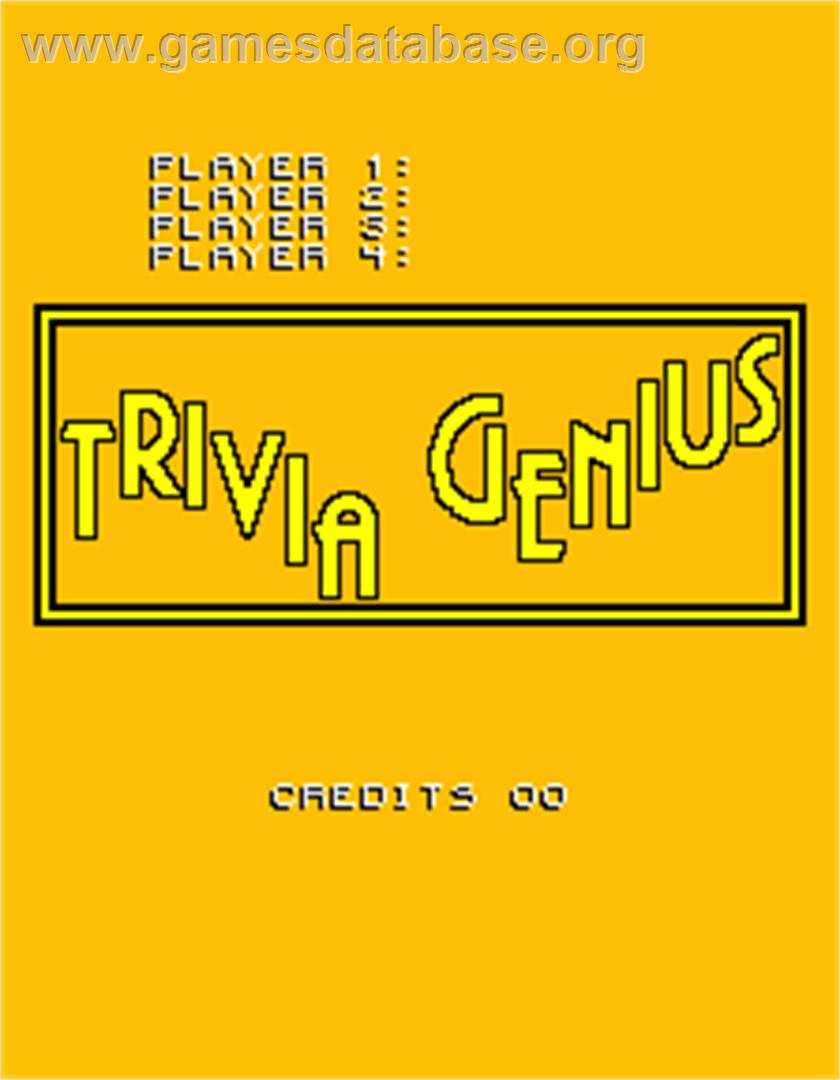 Trivia Genius - Arcade - Artwork - Title Screen