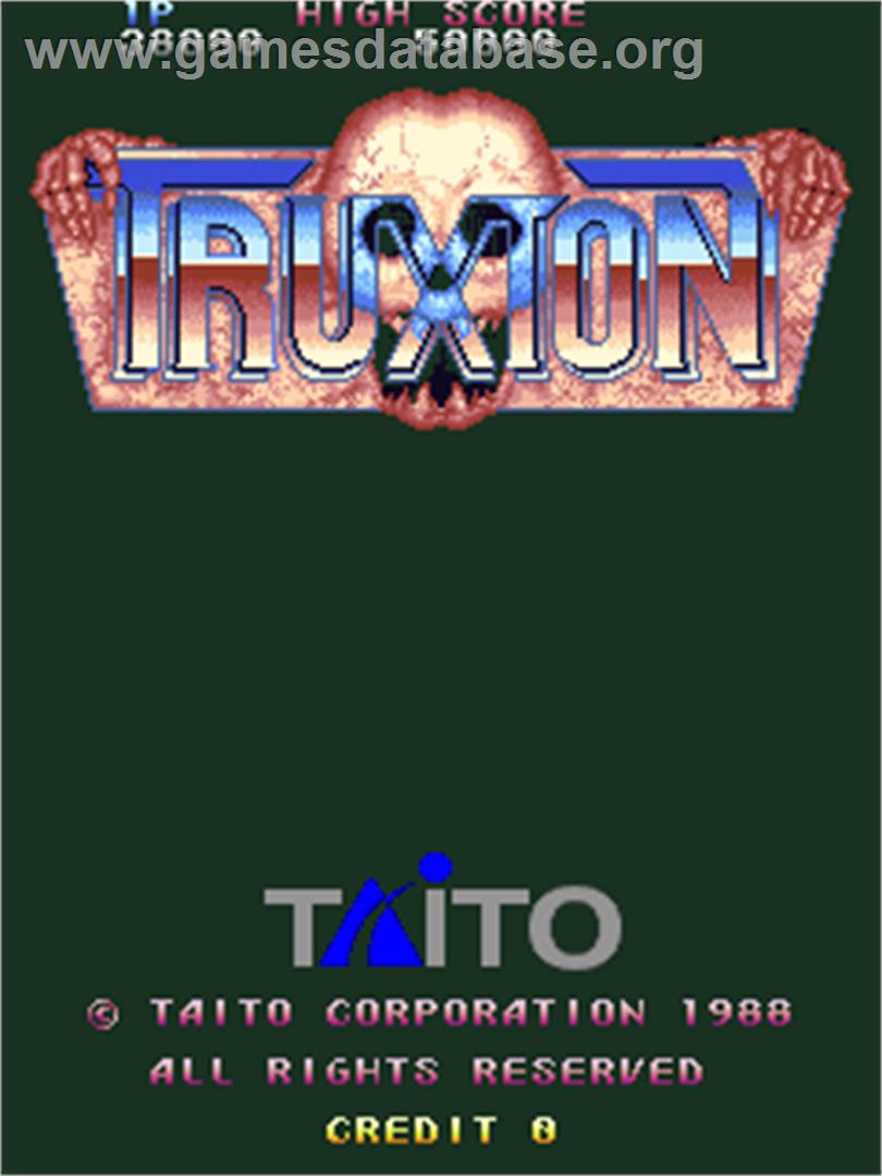 Truxton - Arcade - Artwork - Title Screen