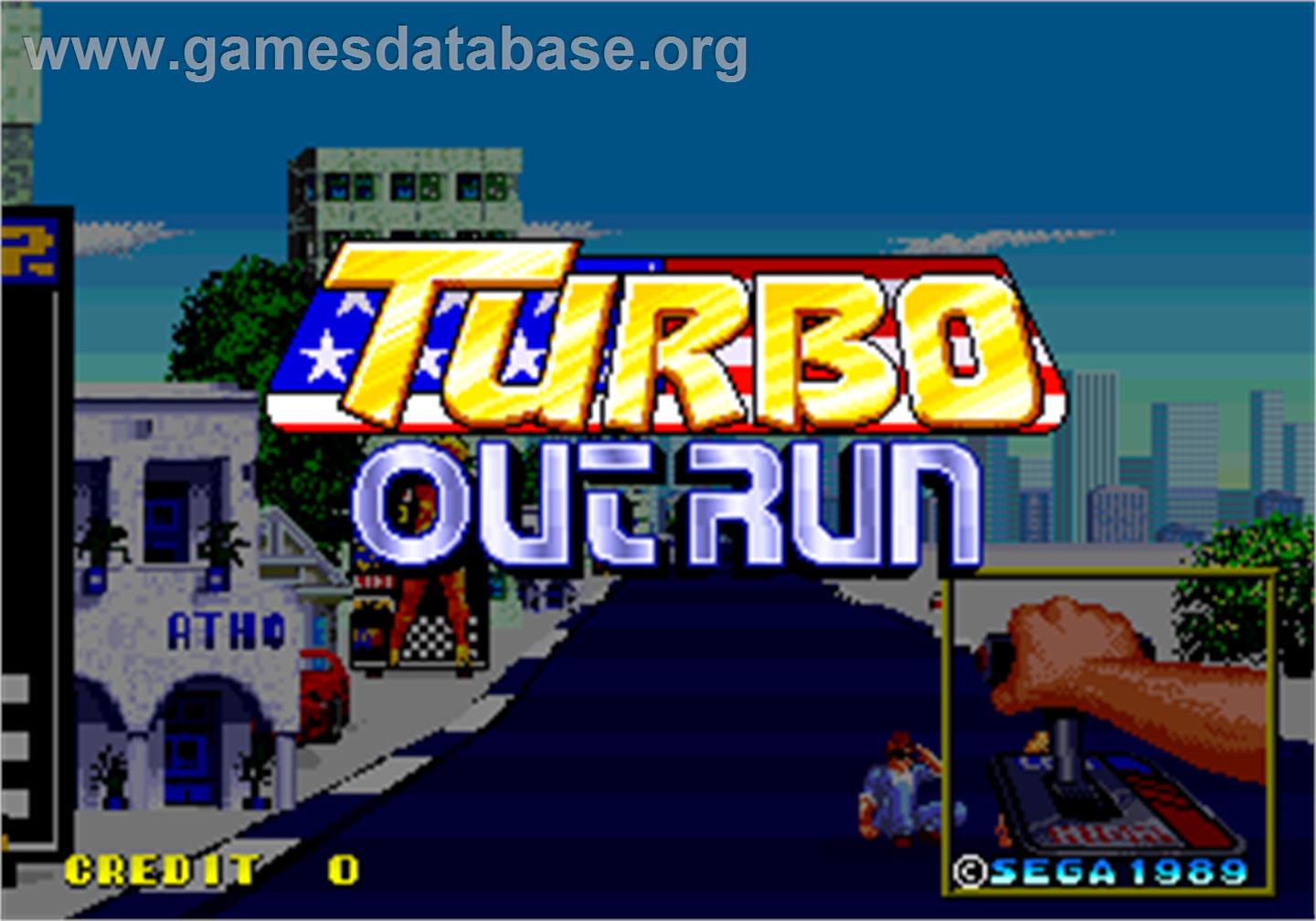 Turbo Out Run - Arcade - Artwork - Title Screen