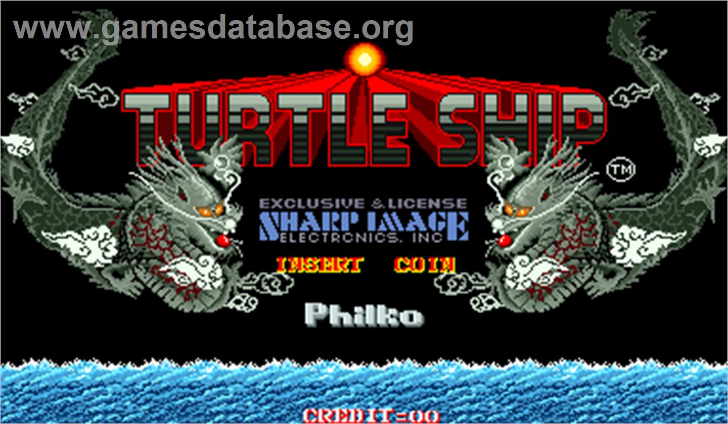 Turtle Ship - Arcade - Artwork - Title Screen