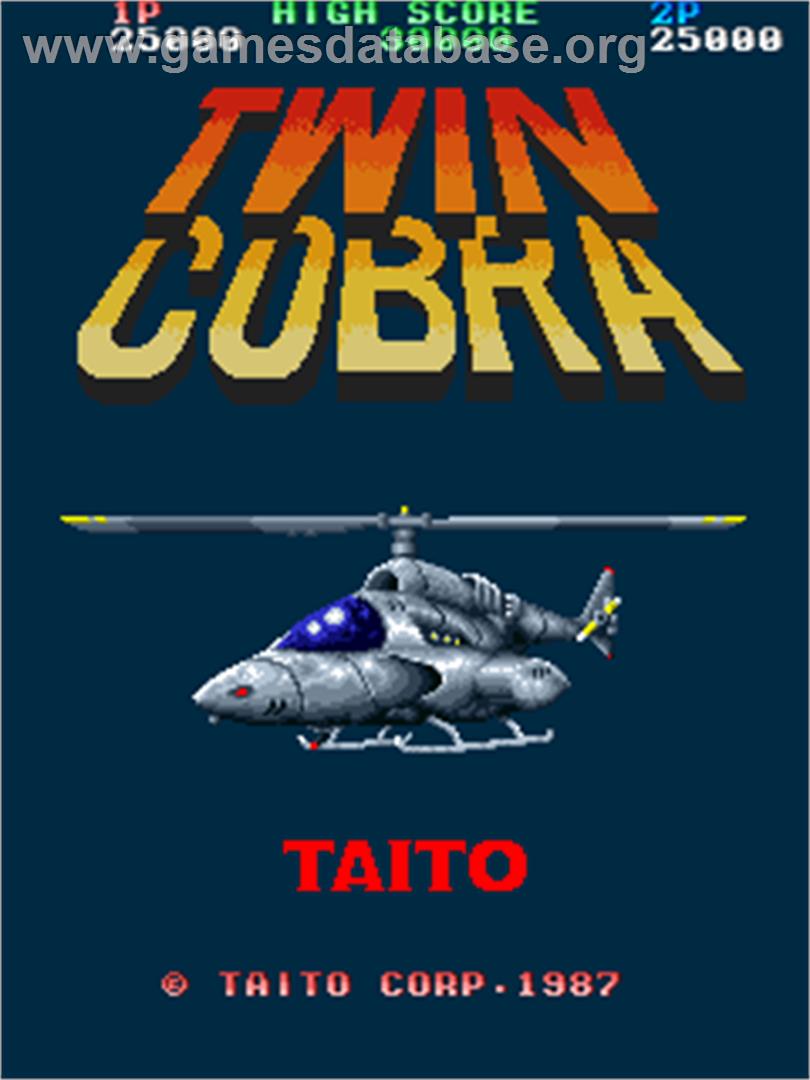 Twin Cobra - Arcade - Artwork - Title Screen