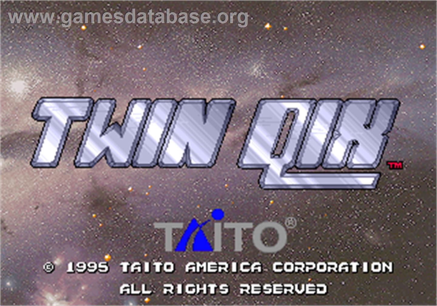 Twin Qix - Arcade - Artwork - Title Screen