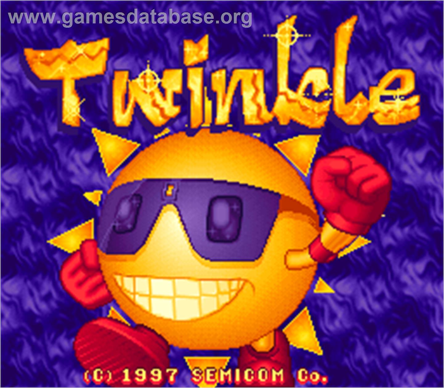 Twinkle - Arcade - Artwork - Title Screen