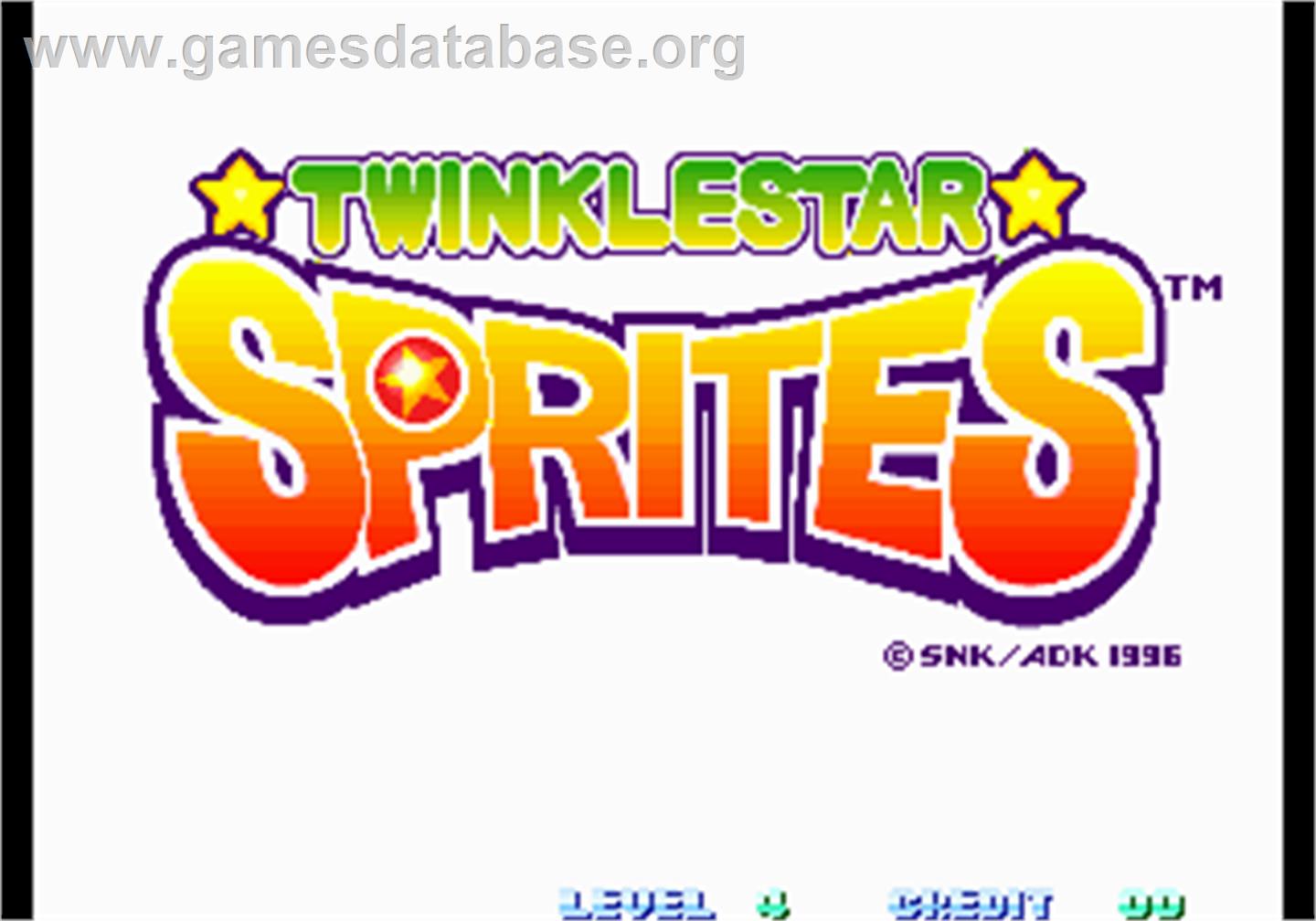Twinkle Star Sprites - Arcade - Artwork - Title Screen