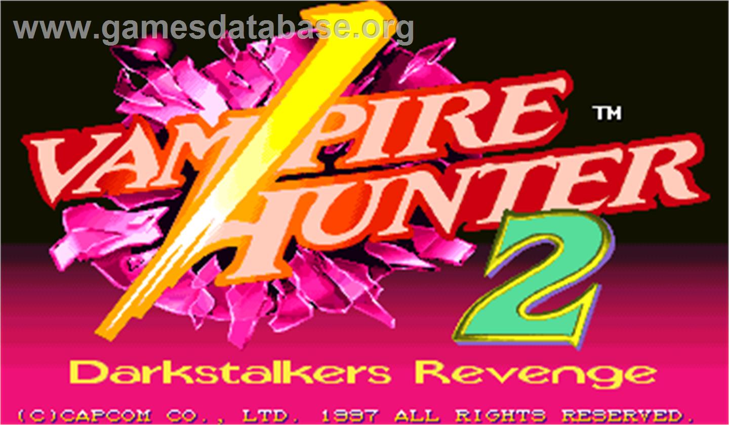 Vampire Hunter 2: Darkstalkers Revenge - Arcade - Artwork - Title Screen
