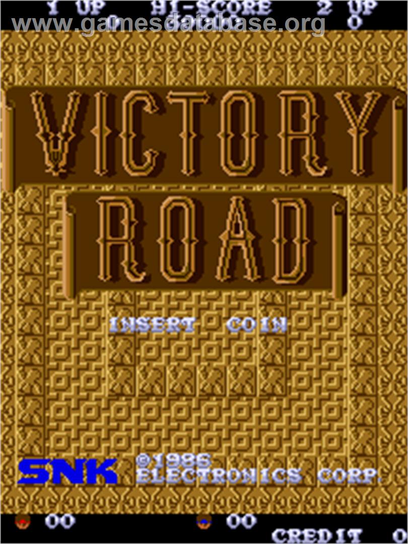 Victory Road - Arcade - Artwork - Title Screen